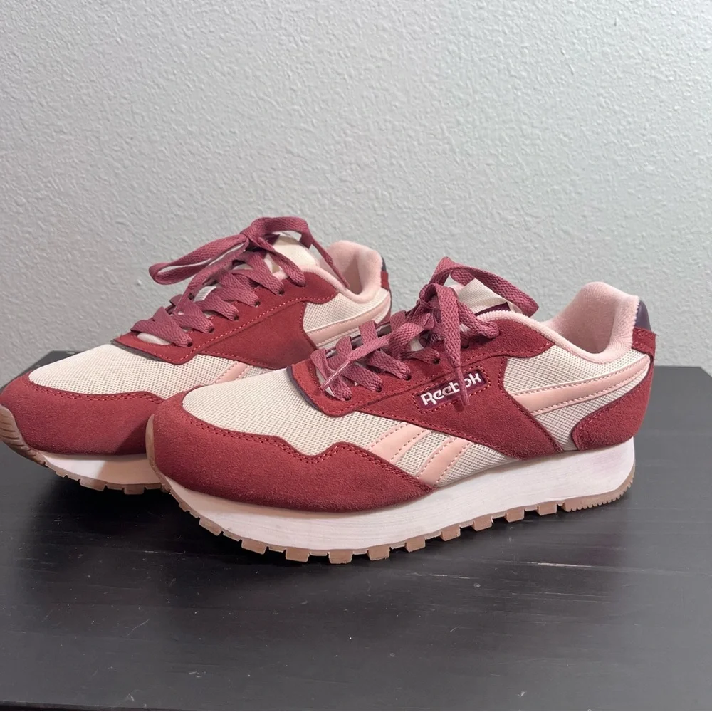 Reebok Classic Renaissance Sneakers Mauve Pink Maroon (rust) Women's Size 8.5 - Picture 1 of 14